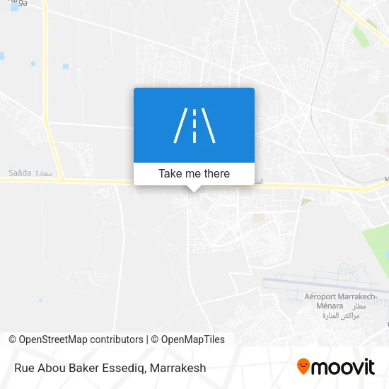 Rue Abou Baker Essediq map