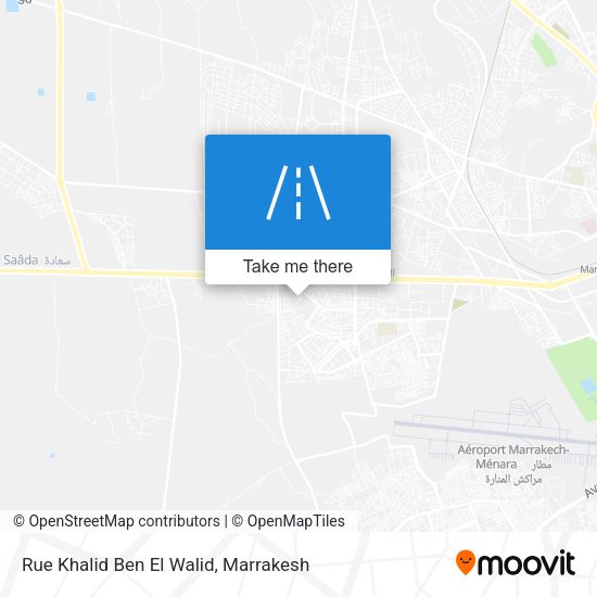 Rue Khalid Ben El Walid map