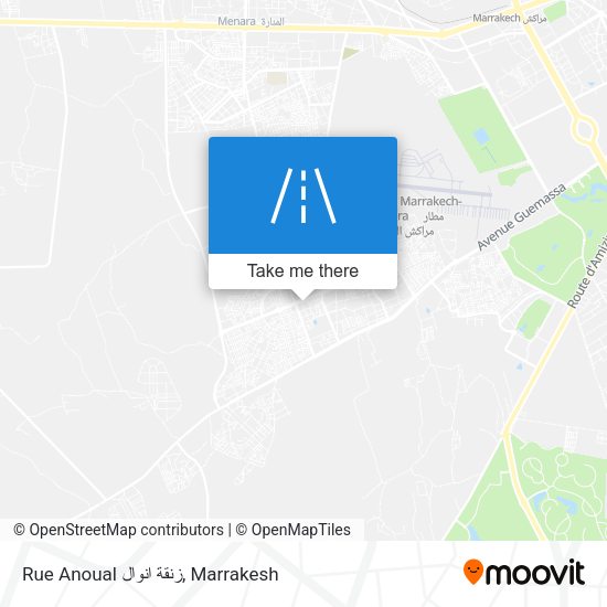 Rue Anoual زنقة انوال map