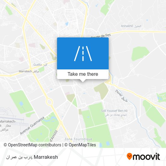 درب بن عمران map