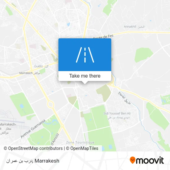 درب بن عمران map