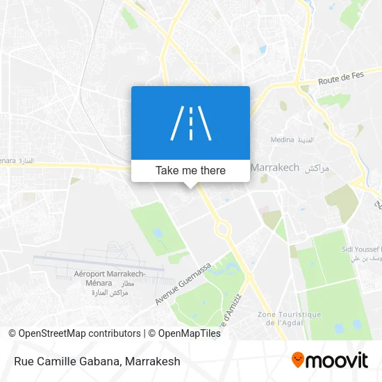 Rue Camille Gabana map