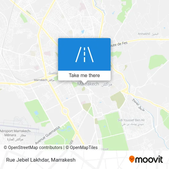 Jebel Lakhdar Street map