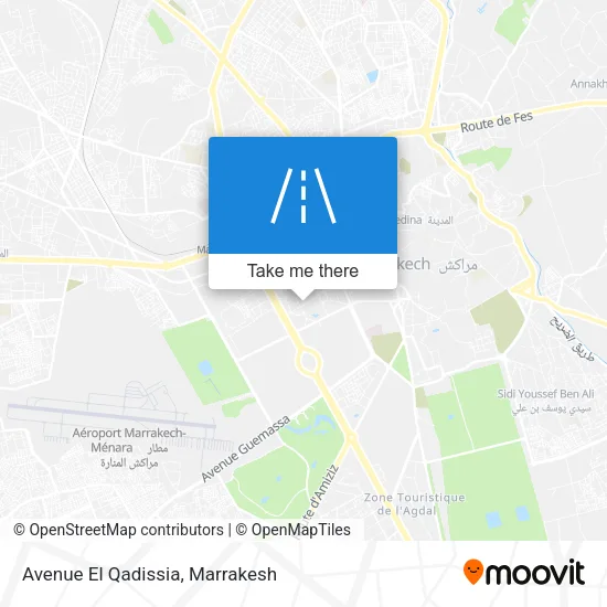 Avenue El Qadissia map