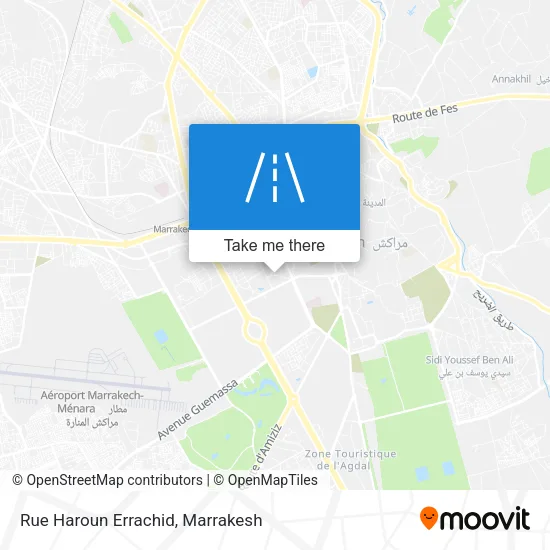Rue Haroun Errachid map