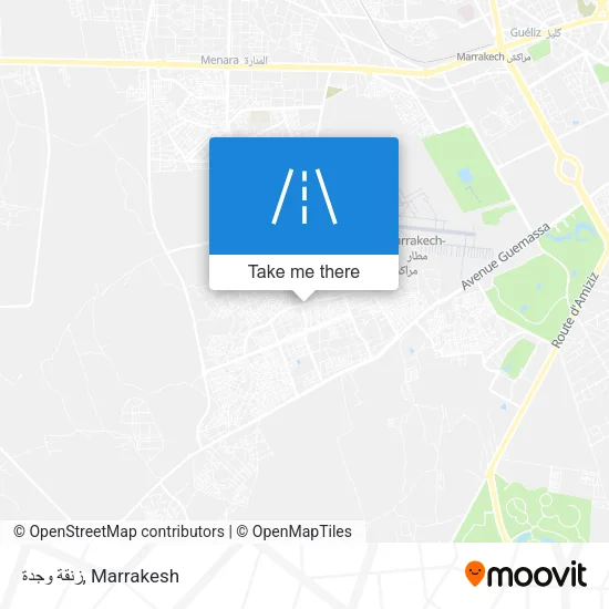زنقة وجدة plan