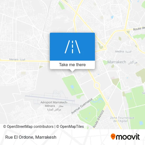 Rue El Ordone map