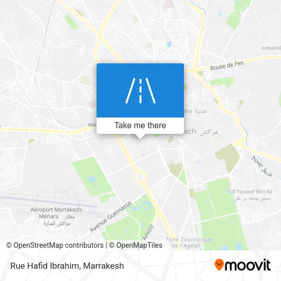 Rue Hafid Ibrahim map