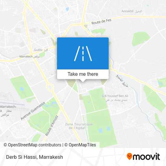 Derb Si Hassi map