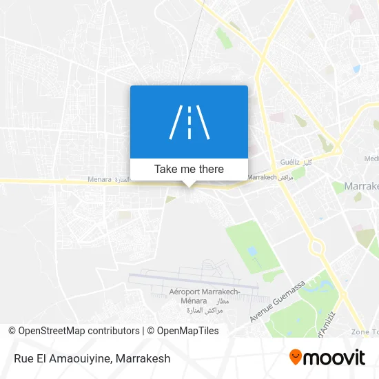 El Amaouiyine Street map