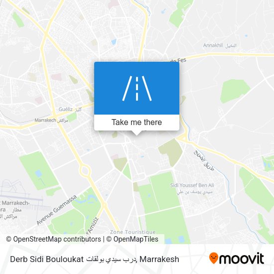 Derb Sidi Bouloukat درب سيدي بولقات map