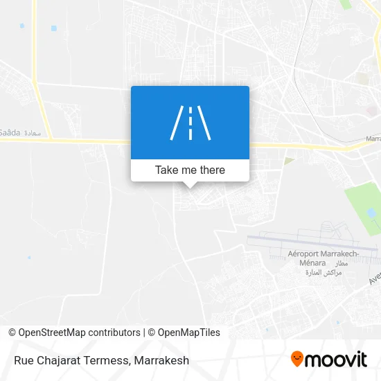 Rue Chajarat Termess map