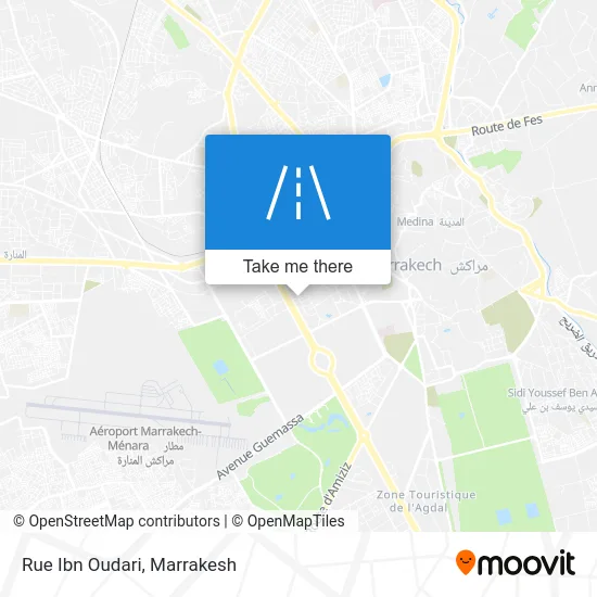 Ibn Oudari Street map