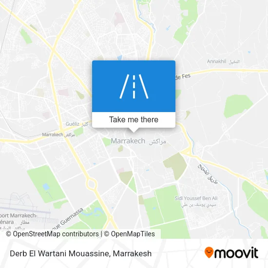 Derb El Wartani Mouassine map