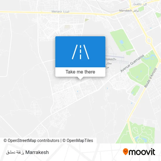 زنقة دمشق map