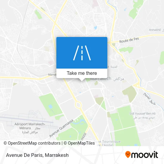 Avenue De Paris map