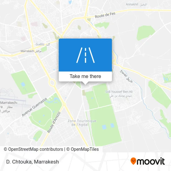 Chtouka Alley map