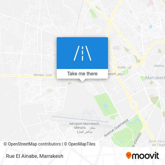 Rue El Ainabe map