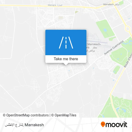 شارع الاطلس map