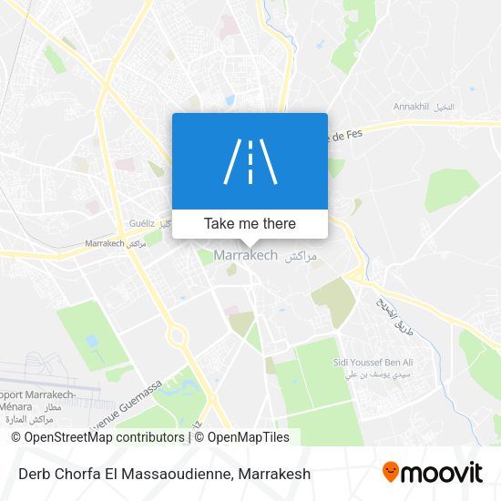 Derb Chorfa El Massaoudienne map