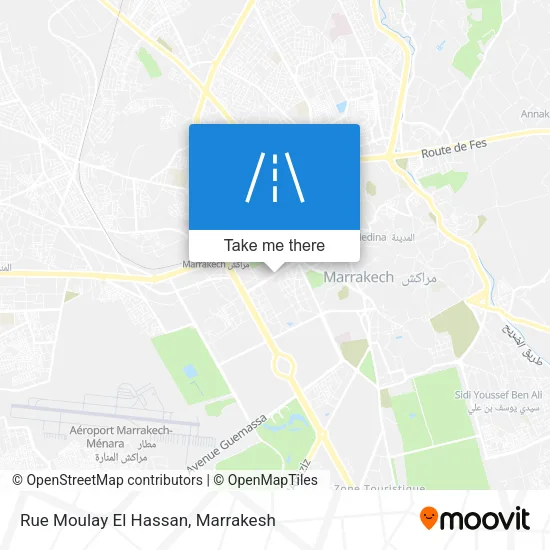 Rue Moulay El Hassan map