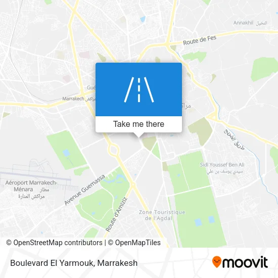 Boulevard El Yarmouk map