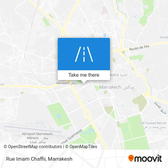 Rue Imam Chaffii plan
