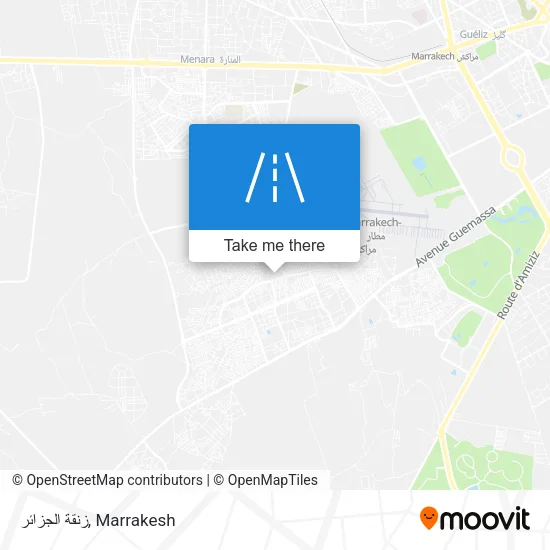 زنقة الجزائر map