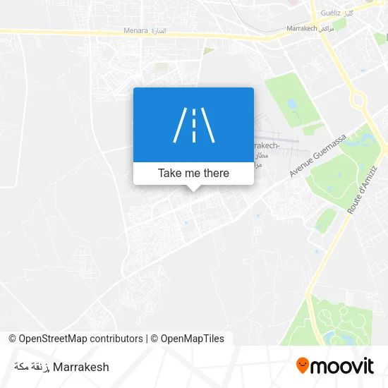 زنقة مكة map
