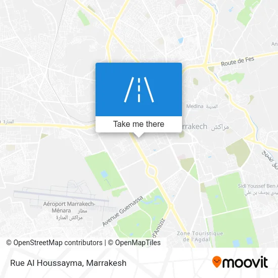 Rue Al Houssayma map