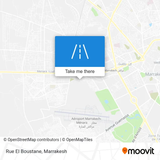 Rue El Boustane map
