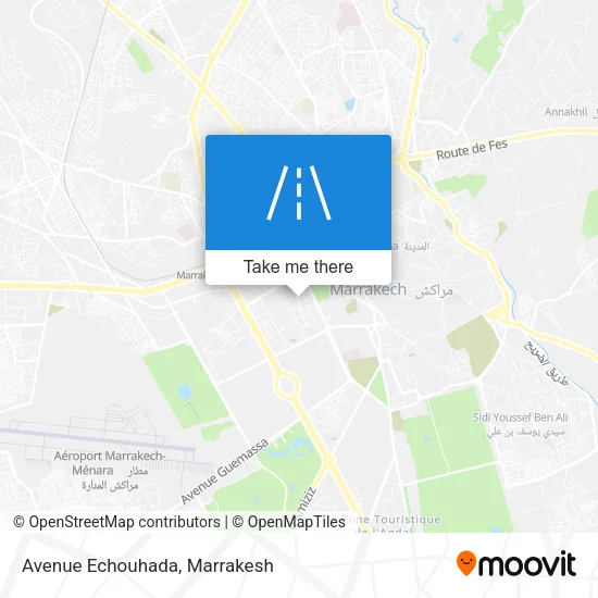 Avenue Echouhada map