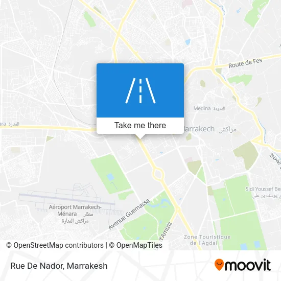 Rue De Nador map