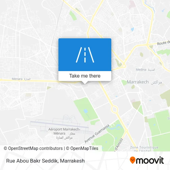 Rue Abou Bakr Seddik map