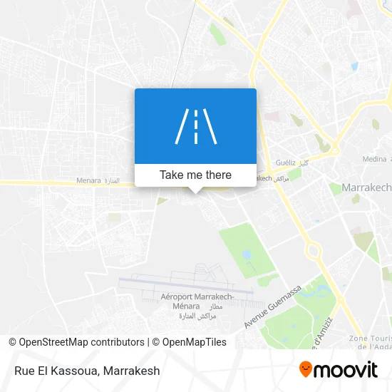 Rue El Kassoua map