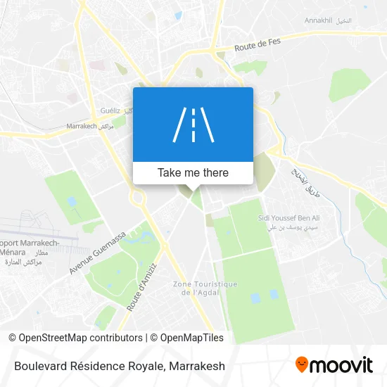 Boulevard Résidence Royale map