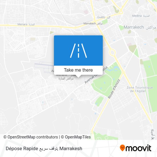 Dépose Rapide توقف سريع map