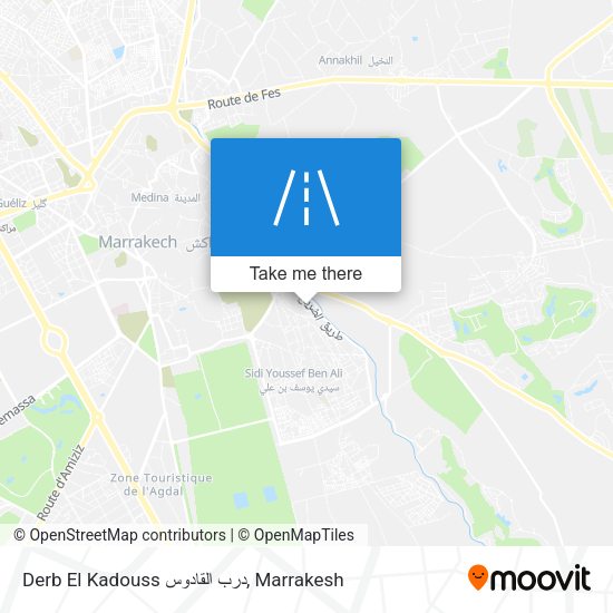 Derb El Kadouss درب القادوس map