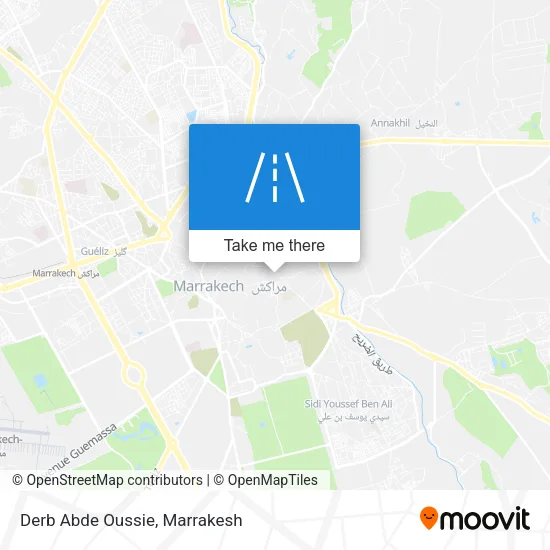 Derb Abde Oussie map