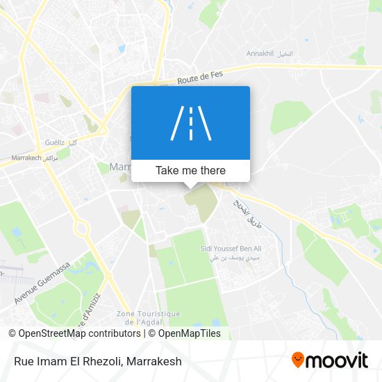 Rue Imam El Rhezoli map