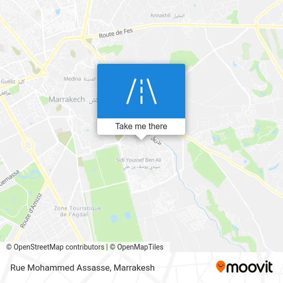 Rue Mohammed Assasse map