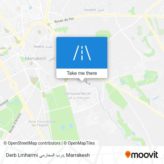 Derb Lmharmi درب المحارمي map