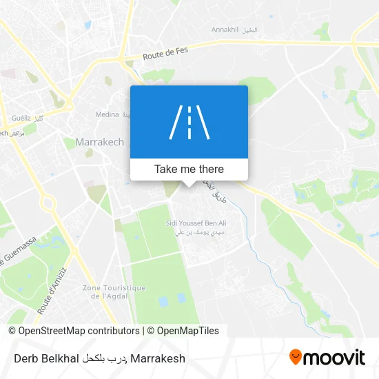Derb Belkhal درب بلكحل map