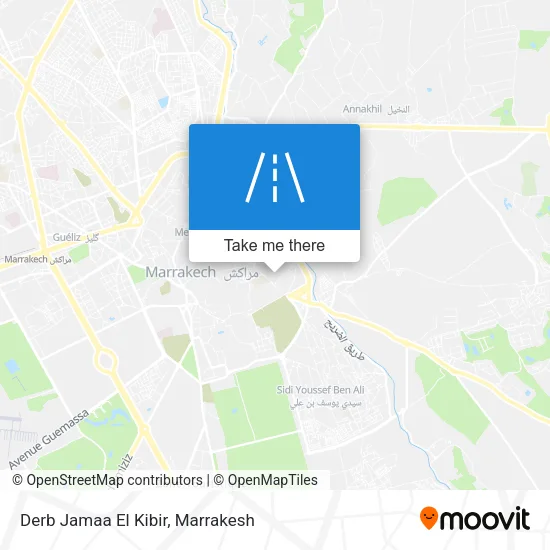 Derb Jamaa El Kibir map