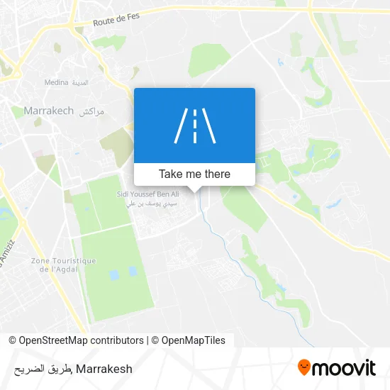 طريق الضريح map