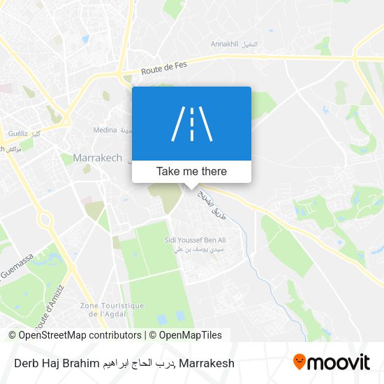 Derb Haj Brahim درب الحاج ابراهيم map