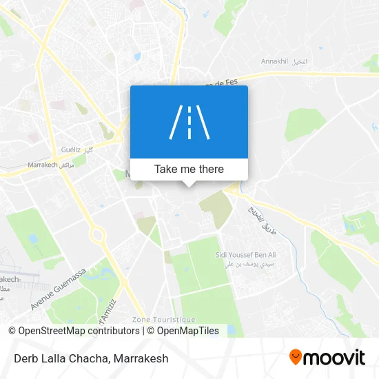 Derb Lalla Chacha map