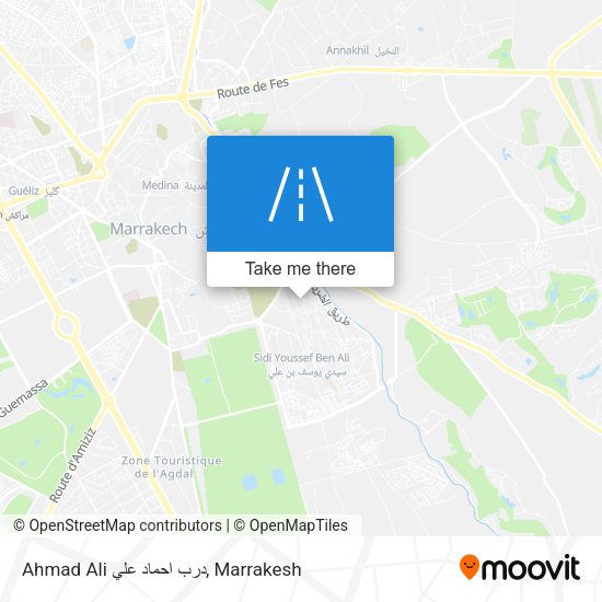 Ahmad Ali درب احماد علي map