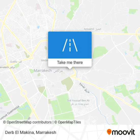 Derb El Makina map