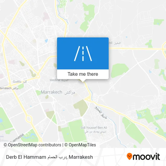 Derb El Hammam درب الحمام map